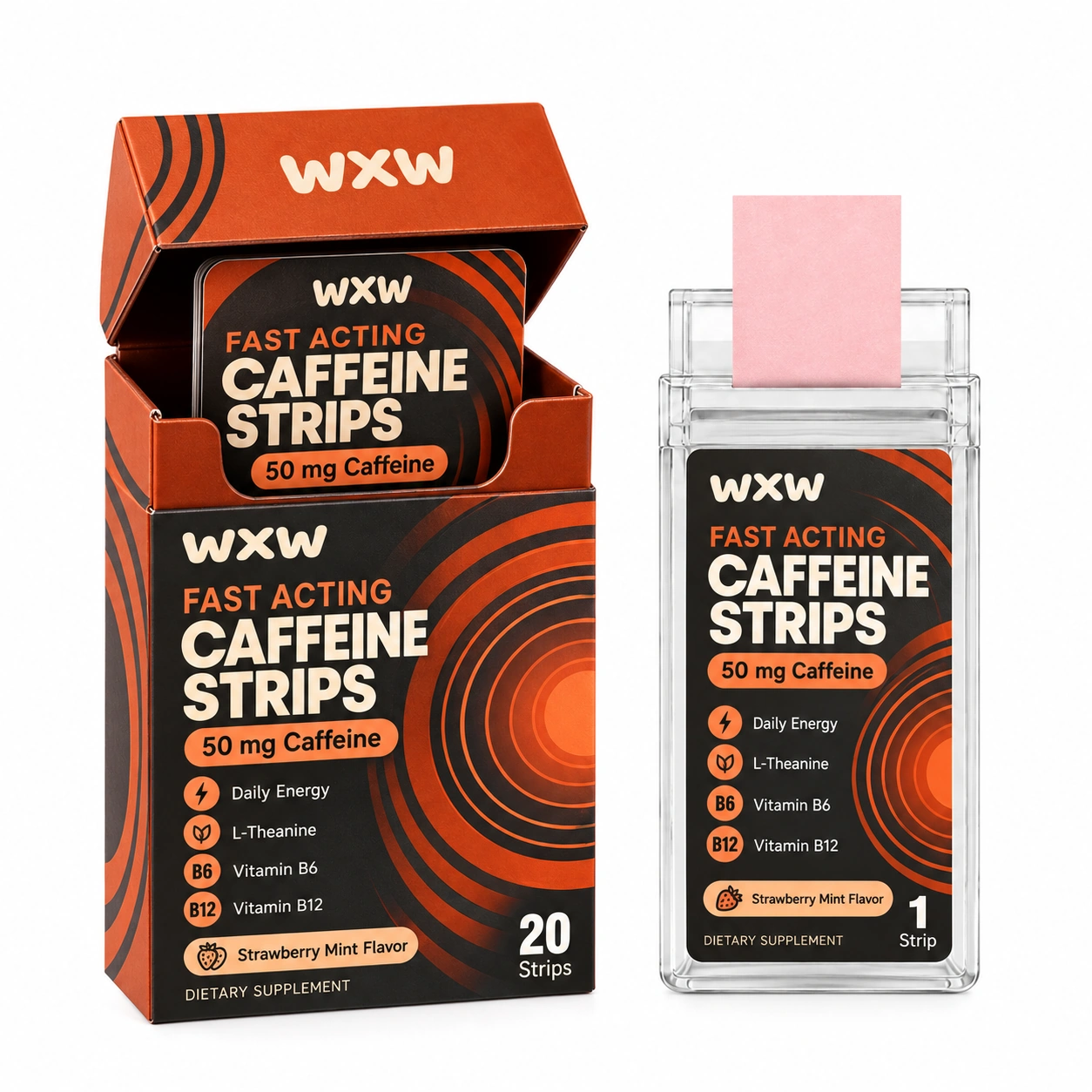 Caffeine Oral Strips